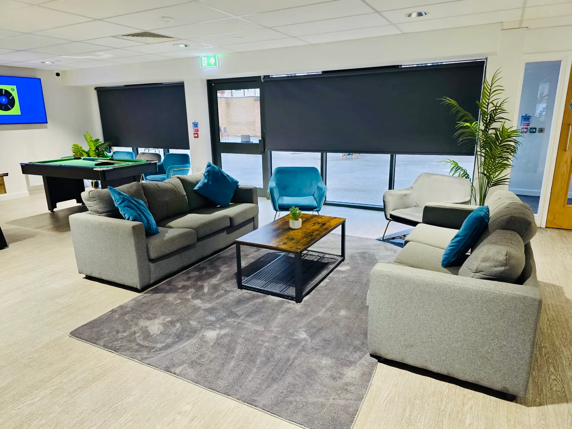 Communal lounge at Northgate House Derby