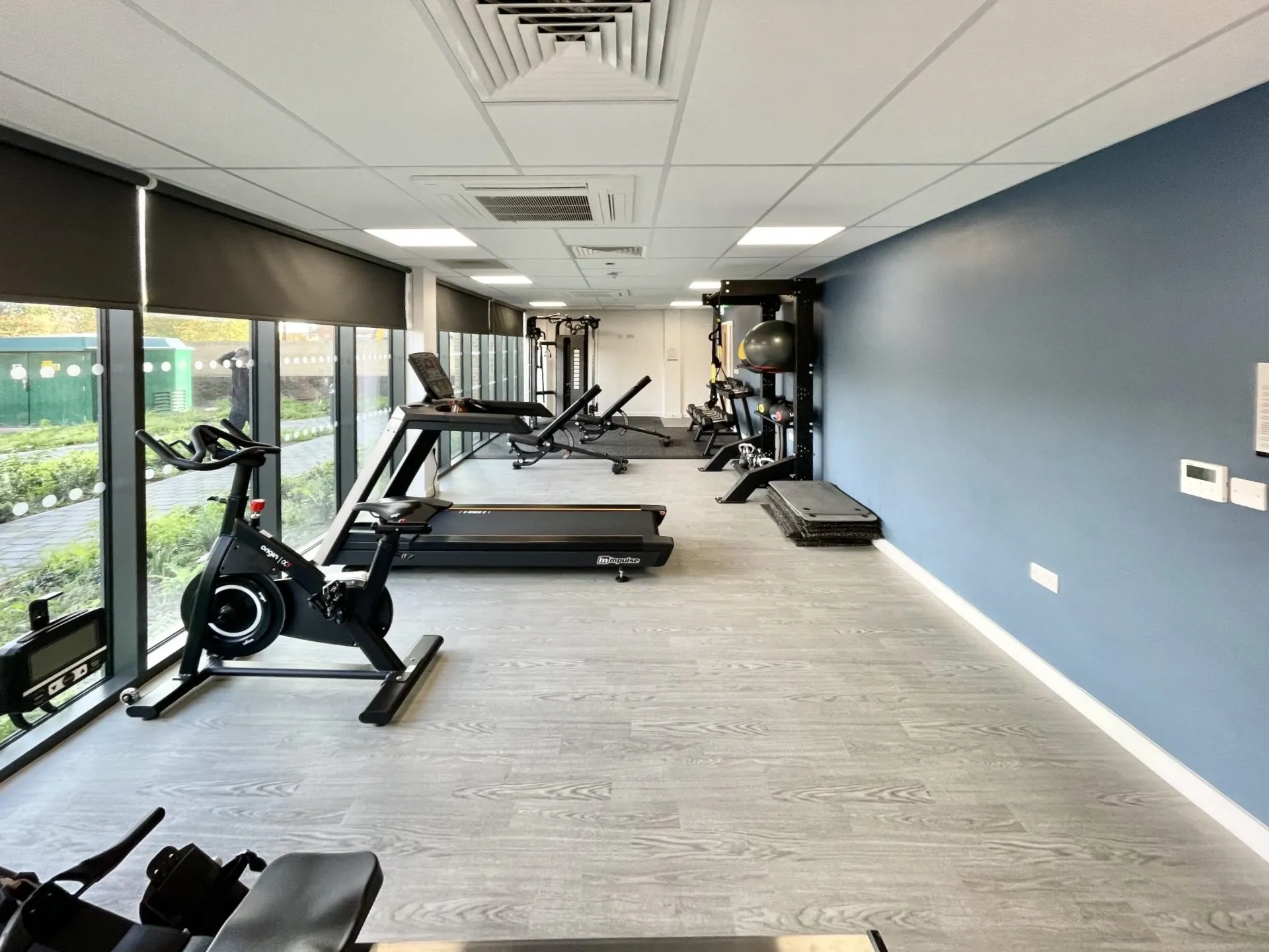 On-site gym at Northgate House Derby